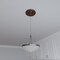Ekena Millwork Berkshire PVC Medallion (Canopies up to 4 1/2"), 10"OD x 3 1/2"ID x 3/4"P, Metallic Dark Copper CMP10BECDC - alternate 6